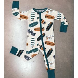 Bunny Knots surf board pajamas